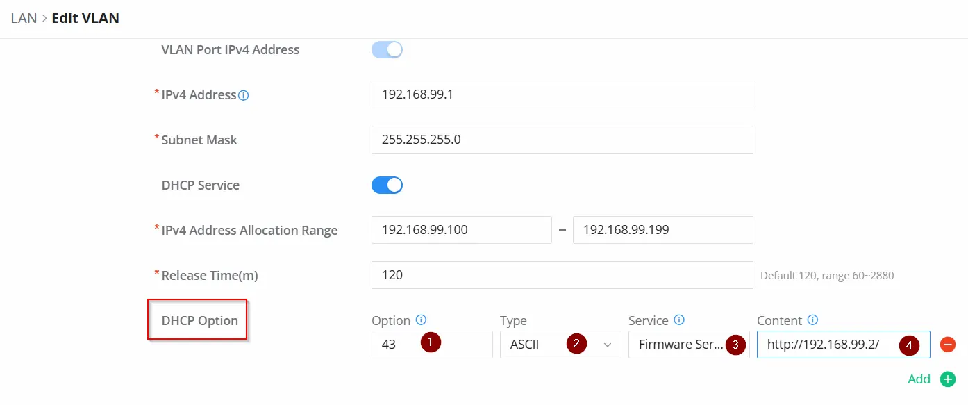 DHCP Pool